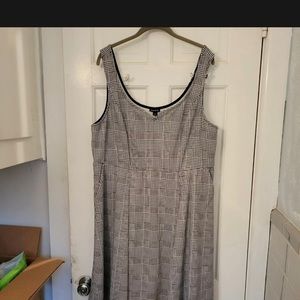 Torrid dress- Cute grey, black, white jumper dress. Fun and comfy.
